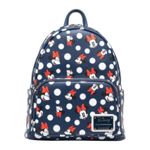 Disney - Minnie Mouse Polka Dots Navy US Exclusive Mini Backpack [RS]