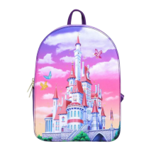 Beauty and the Beast (1991) - Castle Snap Flap US Exclusive Mini Backpack [RS]