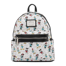 Disney - Friends Print Black Trim US Exclusive Mini Backpack [RS]
