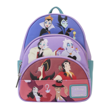 Disney Villains - Color Block Triple Pocket Mini Backpack