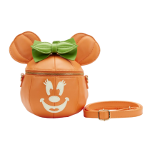 Disney - Minnie Mouse Pumpkin Glow Face Crossbody Bag