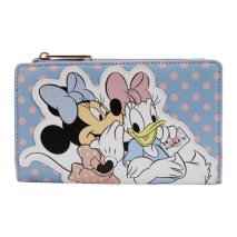 Disney - Minnie Daisy Pastel Block Dots Flap Purse