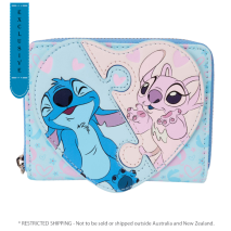 Disney - Stitch & Angel Puzzle US Exclusive Zip Around Wallet [RS]