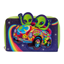 Lisa Frank - Cosmic Alien Ride Zip Around Wallet