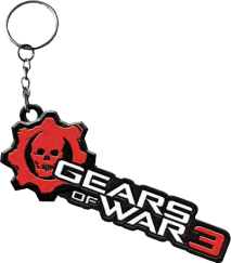 Gears of War 3 - Logo Metal Keychain