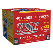 NFL - 2023 Score Hobby Football Trading Cards [Display of 10]