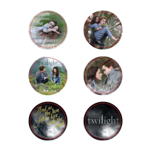 Twilight - Pin Set of 6 Style E Edward & Bella