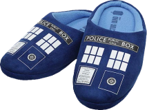 Doctor Who - TARDIS Printed Slippers Ladies 8