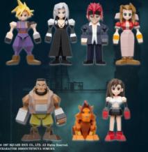Final Fantasy VII - Polygon Mini Figures (Display of 8)