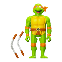 Teenage Mutant Ninja Turtles (TV'87) - Michelangelo Toon Reaction 3.75" Figure