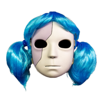 Sally Face - Sally Face Mask & Wig Combo