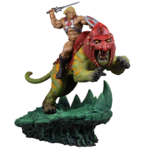 Masters of the Universe - He-Man & Battle Cat Deluxe Maquette
