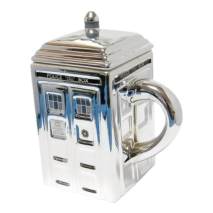 Doctor Who - TARDIS Mug with Lid (Silver)