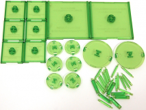 Dungeons & Dragons - Attack Wing Base & Pegs Set Green