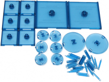 Dungeons & Dragons - Attack Wing Base & Pegs Set Blue