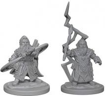 Pathfinder - Deep Cuts Unpainted Miniatures: Dwarf Male Sorcerer