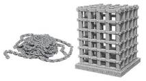 Wizkids - Deep Cuts Unpainted Miniatures: Cage & Chains
