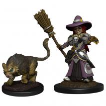 Wardlings - Girl Witch & Witch's Cat Pre-Painted Minis
