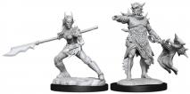 Magic the Gathering - Unpainted Miniatures: Coralhelm Commander & Halimar Wavewatch