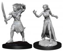 Magic the Gathering - Unpainted Miniatures: Vampire Lacerator & Hexmage