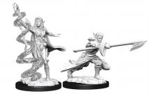 Magic the Gathering - Unpainted Miniatures: Jorager Warcaller & Treespeaker