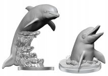 WizKids - Deep Cuts Unpainted Miniatures: Dolphins