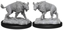 WizKids - Deep Cuts Unpainted Miniatures: Hyenas