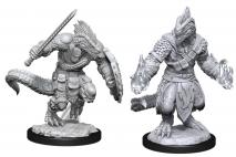 Dungeons & Dragons - Nolzur's Marvelous Unpainted Minis: Lizardfolk Barbarian & Cleric