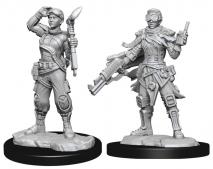 Starfinder - Deep Cuts Unpainted Miniatures: Human Mechanic