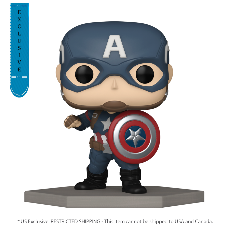 Captain America 3: Civil War - Captain America US Exclusive Build-A-Scene Pop! Vinyl [RS]