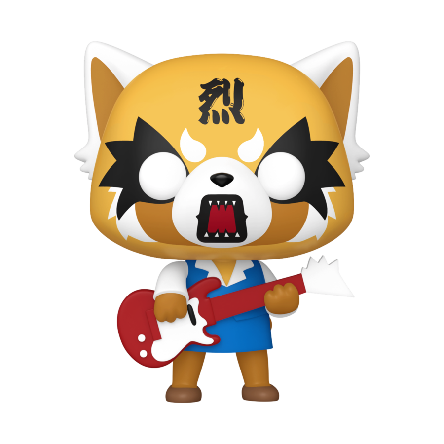 Aggretsuko Aggretsuko With Guitar Pop Vinyl Ikon Collectables aggretsuko-aggretsuko-with-guitar-pop-vinyl-ikon-collectables