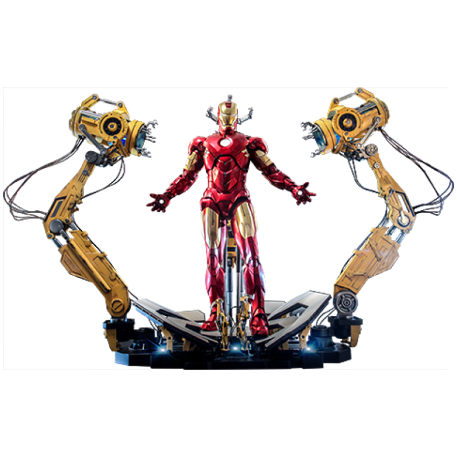 Iron Man 2 - Mark IV Deluxe with Gantry 1:4 Scale Collectable Action Figure