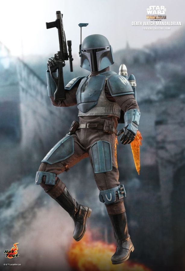 Star Wars The Mandalorian Death Watch Mandalorian 1 6 Scale 12 Action Figure Ikon Collectables